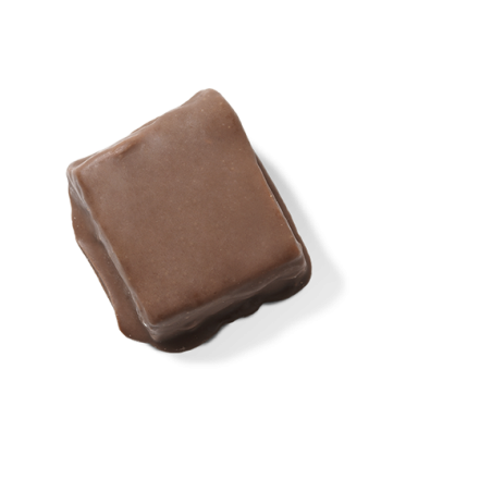 Soft chocolate nougat bites