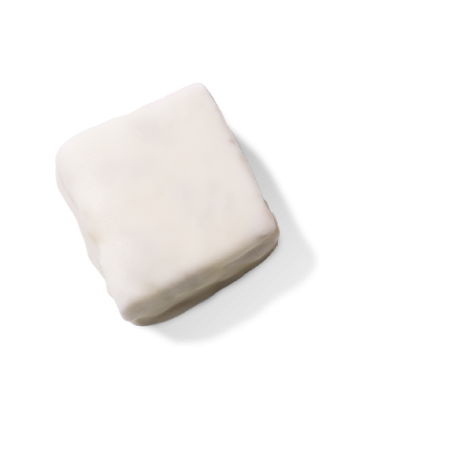 We rediscover nougat in this more classic version, yet no less intense. The white coating adds elegance and sweetness to the alm